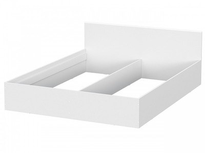 МС "Токио" Кровать двойная универсальная (1,6х2,0) Белый текстурный / Белый текстурный (2 места) - фото 969644