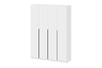 Шкаф "ШК 5" (1600) Белый текстурный 1600*2216*506 (5 мест) - фото 970172