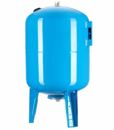 Гидроаккумулятор Беламос 100VT вертикальный (сталь, синий) - фото 972490