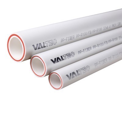 Труба PP-FIBER 20 PN 25 (армир. стекловолокном) PP-R VALTEC (VTp.700.FB25.20) - фото 974383