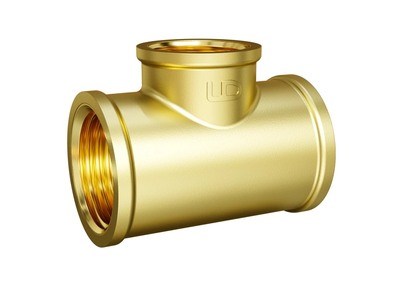 Тройник переходной 1" х 1/2" х 1"" г/г/г LD Pride латунь XST325272 - фото 988225