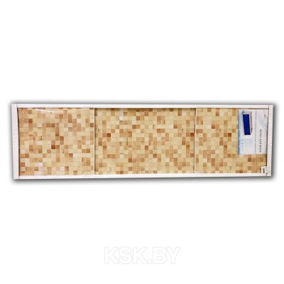 Экран под ванну "Оптима" 1,5 м пластик (47- коричневая плитка) Alavann - фото 994524