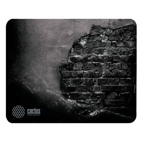 Коврик для мыши Cactus CS-MP-DWM Brick Wall Средний 300x250x3мм 1844476