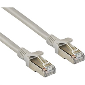 Патч-корд ExeGate FTP-RJ45-RJ45-C5e-3M-GY(), FTP/cat.5e/3м/серый 2047367