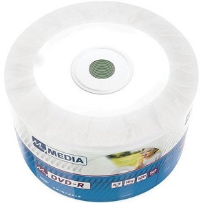 Носители информации DVD-R MyMedia 4.7Gb 16x(50шт/уп) Color Printable(69202) 1844886