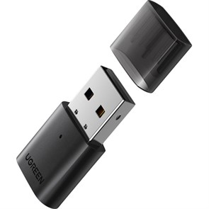 Адаптер Ugreen CM390 (80889) USB беспроводной Bluetooth 5.0 Adapter. черный 1796212