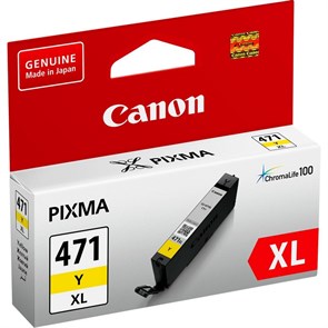 Картридж струйный Canon CLI-471XL Y (0349C001) жел. пов.емк. для MG7740 1004406