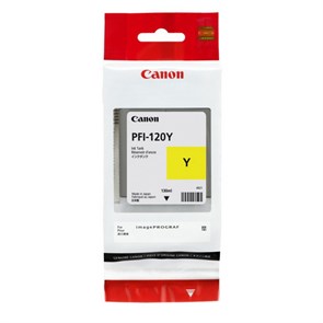 Картридж струйный Canon PFI-120 (2888C001) жел. (130мл) для TM-200/205/300 994290