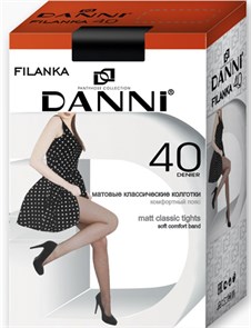 Колготки Danni Filanka 40 Колготки (черный)