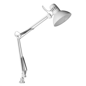 Светильник Arte Lamp A6068LT-1WH струбцина белый E27 40Вт 1110496