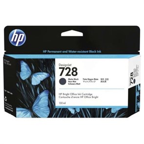 Картридж струйный HP 728 3WX25A матовый черный для DesignJet T730, T830 1384409