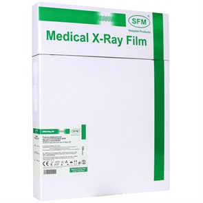 Рентген.пленка рентген. зелен. SFM X-Ray GF 24х30 см, 100л/уп 1319222