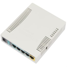 Маршрутизатор Wi-fi MikroTik RB951Ui-2HnD, N300, USB, PoE 1914195