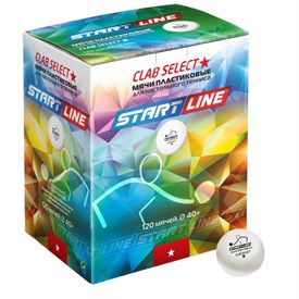 Мяч для настольного тенниса START LINE набор Club Select 1 120 spt0031424 1632460