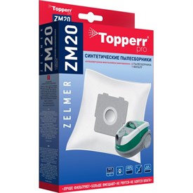 Пылесборник синтетические Topperr ZM 20 4шт/уп + 1 фильтр 2073036