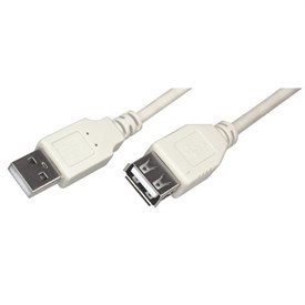 Удлинитель USB 2.0 AM/AF, 1.8 м, Rexant, сер, 18-1114 399726