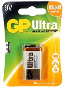 Батарея GP Ultra Alkaline 1604AU 6LR61