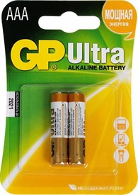 Батарея GP Ultra Alkaline 24AU LR03