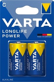 Батарея Varta Longlife power LR14 BL2 Alkaline XM1900510