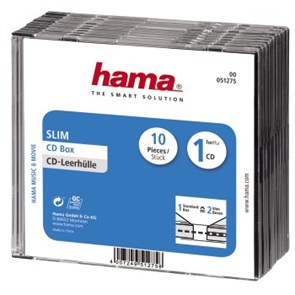 Коробка Hama на 1CD/DVD H-51275 XM825839