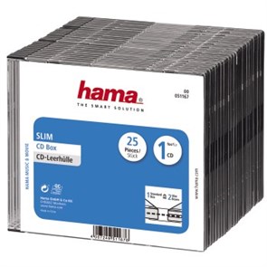 Коробка Hama на 1CD/DVD H-51167 Slim Box XM825821