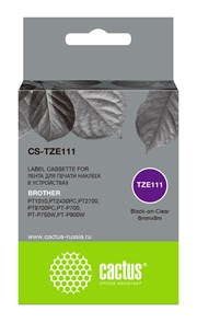 Картридж ленточный Cactus CS-TZE111 XM1449560