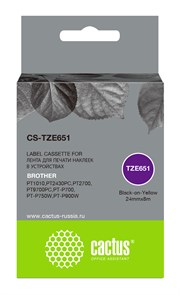 Картридж ленточный Cactus CS-TZE651