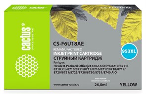 Картридж струйный Cactus CS-F6U18AE XM486927