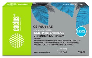 Картридж струйный Cactus CS-F6U16AE XM486921