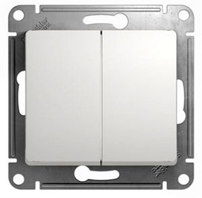 Выключатель Schneider Electric Glossa скрыт. 2кл. IP20 белый (GSL000151)