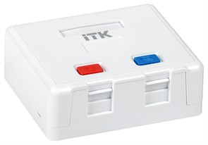 Коробка ITK CS2-022 настенная 110x140x30мм крышка Keystone (упак.:1шт) XM1562976