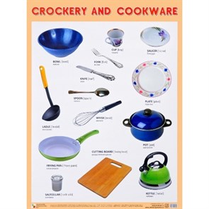 Английский язык. Посуда. Crockery and cookware. А2. XKN1318414