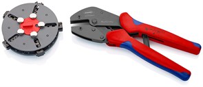 Пресс-клещи с магазином для сменных плашек + 5 плашек KNIPEX MultiCrimp® KN-973302 KNIPEX KNIPEX