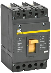 Автоматический выключатель 3-пол. 125А 35кА серия ВА88-35 (SVA30-3-0125-R) IEK (ИЭК) IEK (ИЭК)