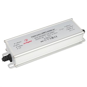 Блок питания ARPV-24250-A1 (24V, 10.4A, 250W) (IP67 Металл, 3 года) 031514 Arlight Arlight