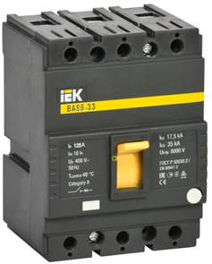 Автоматический выключатель 3-пол. 125А 35кА серия ВА88-33 (SVA20-3-0125-R) IEK (ИЭК) IEK (ИЭК)