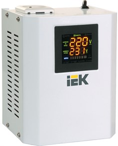 Стабилизатор напряжения однофазный, релейный, 500ВА, Uвх=140-270В, точность +/- 6%, навесной, (для к IVS24-1-00500 IEK (ИЭК) IEK (ИЭК)