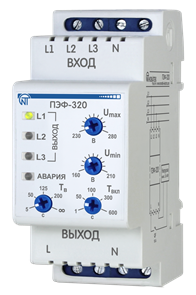 Автоматический переключатель фаз ПЭФ-320 3425601320 Новатек-Электро Новатек-Электро