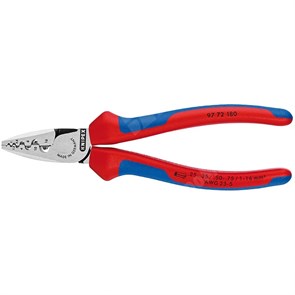 Пресс клещи для для обжима контактных гильз 0,25 - 16,0 mm² KN-9772180 KNIPEX KNIPEX