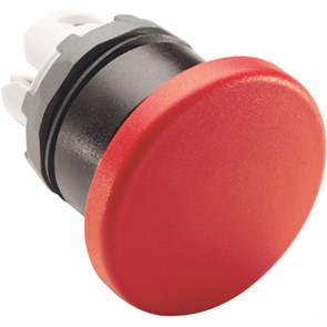 Кнопка красная грибок без фиксации 40мм ( только корпус ) тип MPM1-10R 1SFA611124R1001 ABB ABB