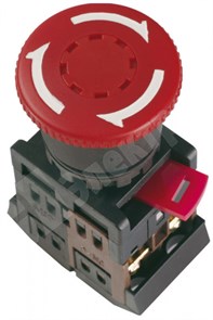 Кнопка управления "Грибок"красный 230В d22мм 1з+1р IP40 тип AE-22 BBG10-AE-K04 IEK (ИЭК) IEK (ИЭК)