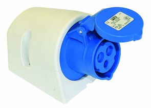 Розетка для монтажа на поверхность 32A, 2P+E, 230V, IP44 123-6 PCE PCE