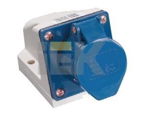 Розетка для монтажа на поверхность 32A, 2P+E, 230V, IP44 ССИ-123 PSR11-032-3 IEK (ИЭК) IEK (ИЭК)