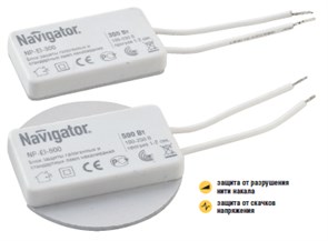 Блок защиты галогенных ламп 500 Вт 100-250В NP-EI-500 94439 Navigator Navigator