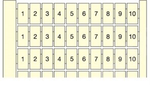 Маркер горизонтальный 10x(41-50) RC510 1SNA231006R2100 ABB ABB XRS1SNA231006R2100