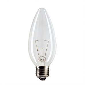 Лампа накал. свеча Stan B35 60W 230V E27 CL прозрачная 921501544237 Philips Philips