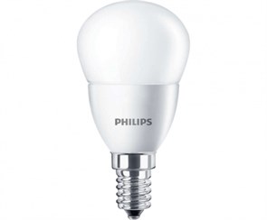 Лампа светодиодная ESSLEDLustre P45 6 Вт 230В E14 2700К теплый 929002971407 Philips Philips