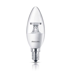 Лампа светодиодная LED B35 CLEAR 5.5W 230V E14 2700K тёплый 929001142507 Philips Philips XRS929001142507