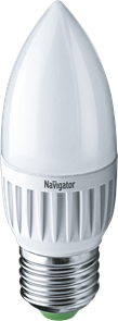 Лампа светодиодная NLL-P-C37 5 Вт 230В Е27 4000К белый 94483 N Navigator Navigator XRS94483 N