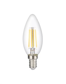 Лампа светодиодная PLED-OMNI-C35-CLEAR 6 Вт 230В E14 3000K тёплый (5020450) - .5020450 Jazzway Jazzway XRS.5020450